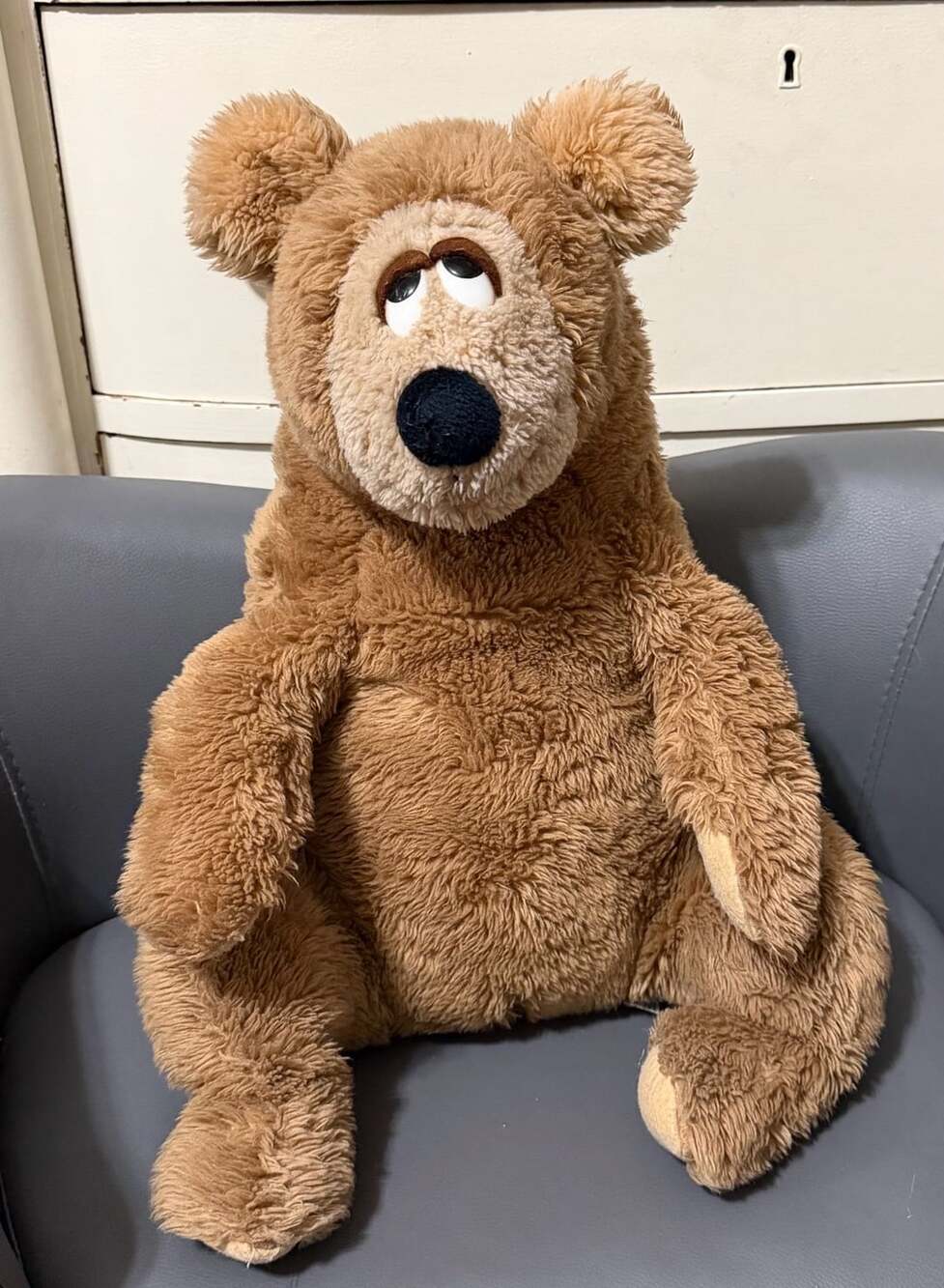 Wallace Berrie Bertram Plush Teddy Bear Brown Stuffed Animal Vintage